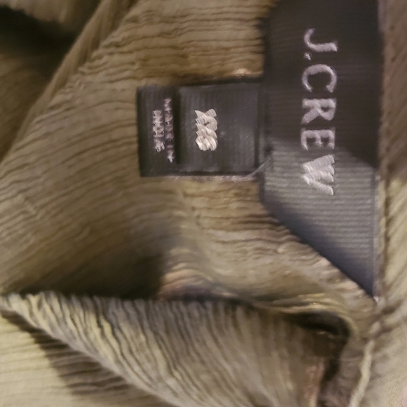 J. Crew 3/4 Sleeve Textuted Blouse - Picture 7 of 7